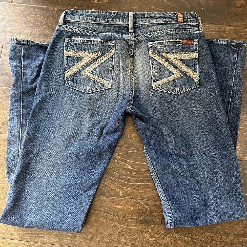 7 for all Mankind slightly flared jeans